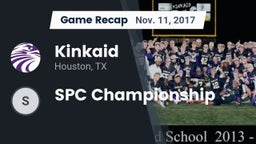 Recap: Kinkaid  vs. SPC Championship 2017