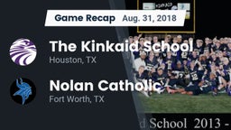 Recap: The Kinkaid School vs. Nolan Catholic  2018