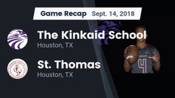 Recap: The Kinkaid School vs. St. Thomas  2018