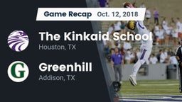 Recap: The Kinkaid School vs. Greenhill  2018