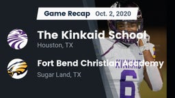 Recap: The Kinkaid School vs. Fort Bend Christian Academy 2020