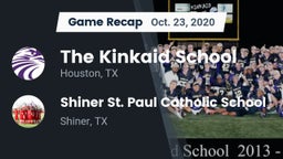 Recap: The Kinkaid School vs. Shiner St. Paul Catholic School 2020