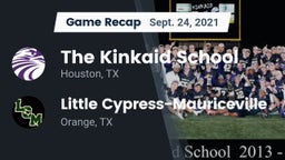 Recap: The Kinkaid School vs. Little Cypress-Mauriceville  2021