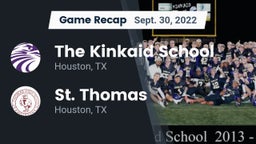 Recap: The Kinkaid School vs. St. Thomas  2022