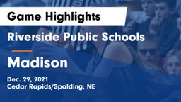 Riverside Public Schools vs Madison  Game Highlights - Dec. 29, 2021