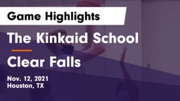 The Kinkaid School vs Clear Falls  Game Highlights - Nov. 12, 2021