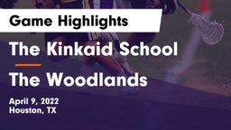 The Kinkaid School vs The Woodlands  Game Highlights - April 9, 2022