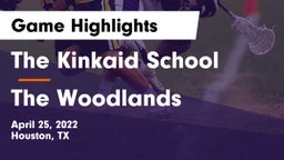 The Kinkaid School vs The Woodlands  Game Highlights - April 25, 2022