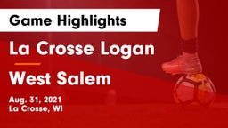 La Crosse Logan vs West Salem  Game Highlights - Aug. 31, 2021