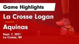 La Crosse Logan vs Aquinas  Game Highlights - Sept. 7, 2021