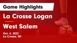 La Crosse Logan vs West Salem  Game Highlights - Oct. 4, 2022