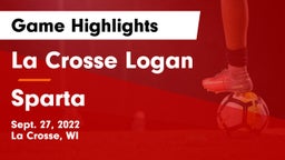 La Crosse Logan vs Sparta  Game Highlights - Sept. 27, 2022