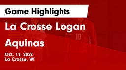 La Crosse Logan vs Aquinas  Game Highlights - Oct. 11, 2022
