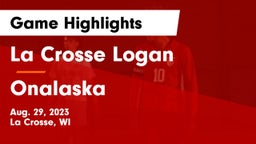 La Crosse Logan vs Onalaska  Game Highlights - Aug. 29, 2023