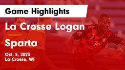 La Crosse Logan vs Sparta  Game Highlights - Oct. 5, 2023