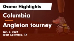 Columbia  vs Angleton tourney Game Highlights - Jan. 6, 2022
