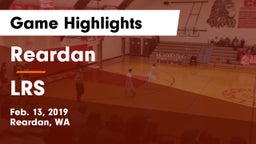 Reardan  vs LRS Game Highlights - Feb. 13, 2019