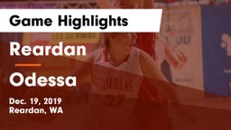 Reardan  vs Odessa Game Highlights - Dec. 19, 2019