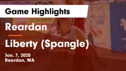 Reardan  vs Liberty  (Spangle) Game Highlights - Jan. 7, 2020