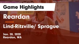 Reardan  vs Lind-Ritzville/ Sprague Game Highlights - Jan. 28, 2020