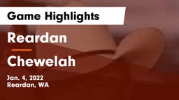 Reardan  vs Chewelah Game Highlights - Jan. 4, 2022