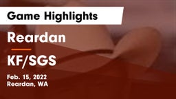 Reardan  vs KF/SGS Game Highlights - Feb. 15, 2022