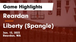 Reardan  vs Liberty  (Spangle) Game Highlights - Jan. 13, 2023
