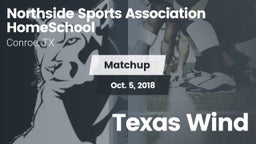Matchup: Northside Sports Ass vs. Texas Wind 2018