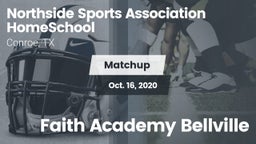 Matchup: Northside Sports *** vs. Faith Academy Bellville 2020