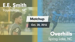 Matchup: E.E. Smith High vs. Overhills  2016