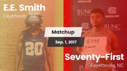 Matchup: E.E. Smith High vs. Seventy-First  2017