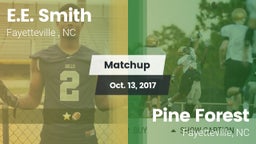 Matchup: E.E. Smith High vs. Pine Forest  2017