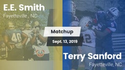 Matchup: E.E. Smith High vs. Terry Sanford  2019