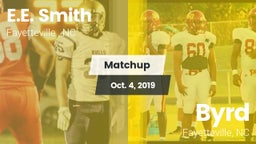 Matchup: E.E. Smith High vs. Byrd  2019