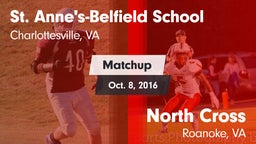 Matchup: St. Anne's-Belfield  vs. North Cross  2016