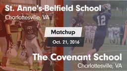 Matchup: St. Anne's-Belfield  vs. The Covenant School 2016
