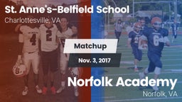 Matchup: St. Anne's-Belfield  vs. Norfolk Academy 2017