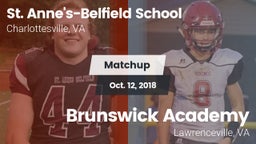 Matchup: St. Anne's-Belfield  vs. Brunswick Academy 2018