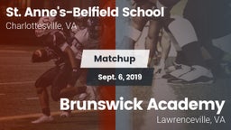 Matchup: St. Anne's-Belfield  vs. Brunswick Academy 2019