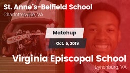 Matchup: St. Anne's-Belfield  vs. Virginia Episcopal School 2019