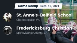 Recap: St. Anne's-Belfield School vs. Fredericksburg Christian  2021