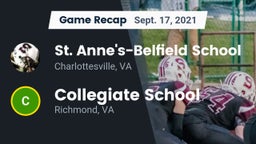 Recap: St. Anne's-Belfield School vs. Collegiate School 2021