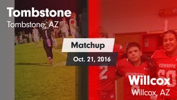 Matchup: Tombstone High vs. Willcox  2016