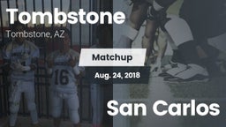 Matchup: Tombstone High vs. San Carlos 2018