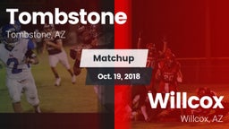 Matchup: Tombstone High vs. Willcox  2018