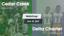 Matchup: Cedar Creek High vs. Delta Charter 2017