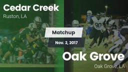 Matchup: Cedar Creek High vs. Oak Grove  2017