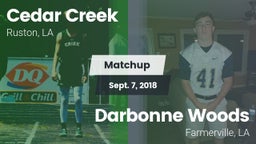 Matchup: Cedar Creek High vs. Darbonne Woods 2018