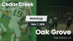 Matchup: Cedar Creek High vs. Oak Grove  2019