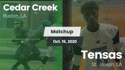 Matchup: Cedar Creek High vs. Tensas  2020